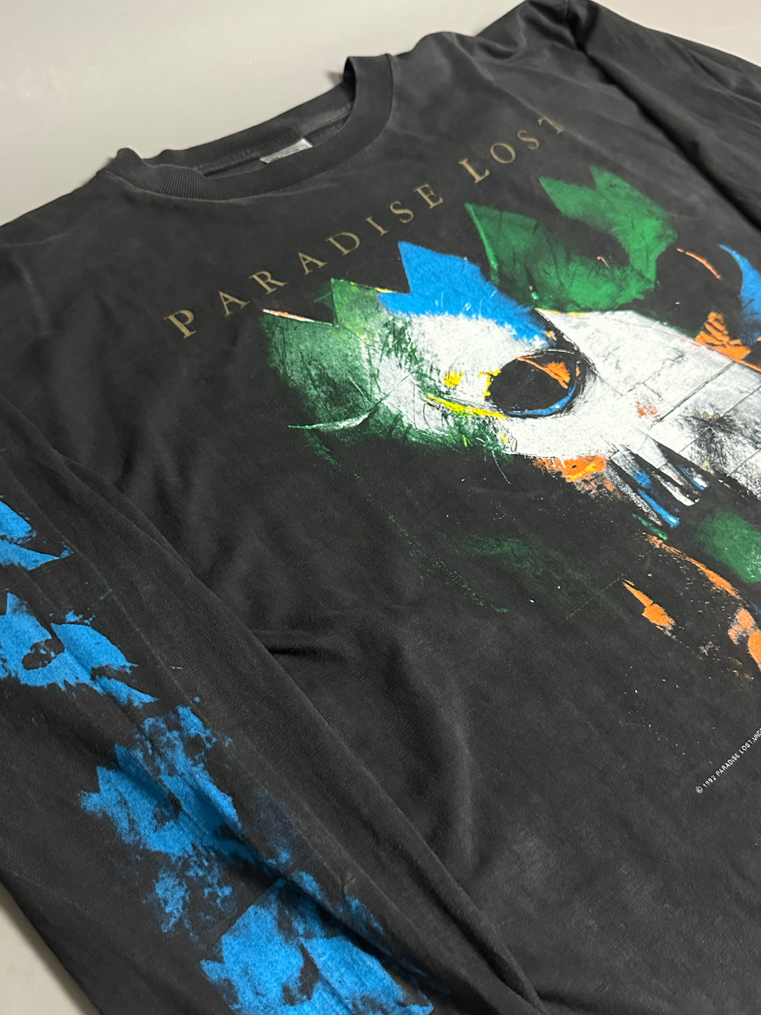 ヴィンテージ 1992 パラダイス・ロスト シェイズ・オブ・ゴッド ロングスリーブ