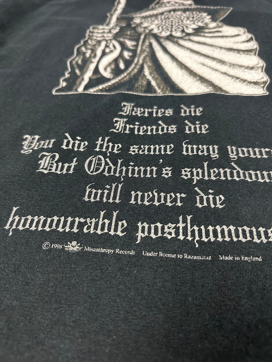 Burzum 1998 Det Som Engar Var ヴィンテージ T シャツ