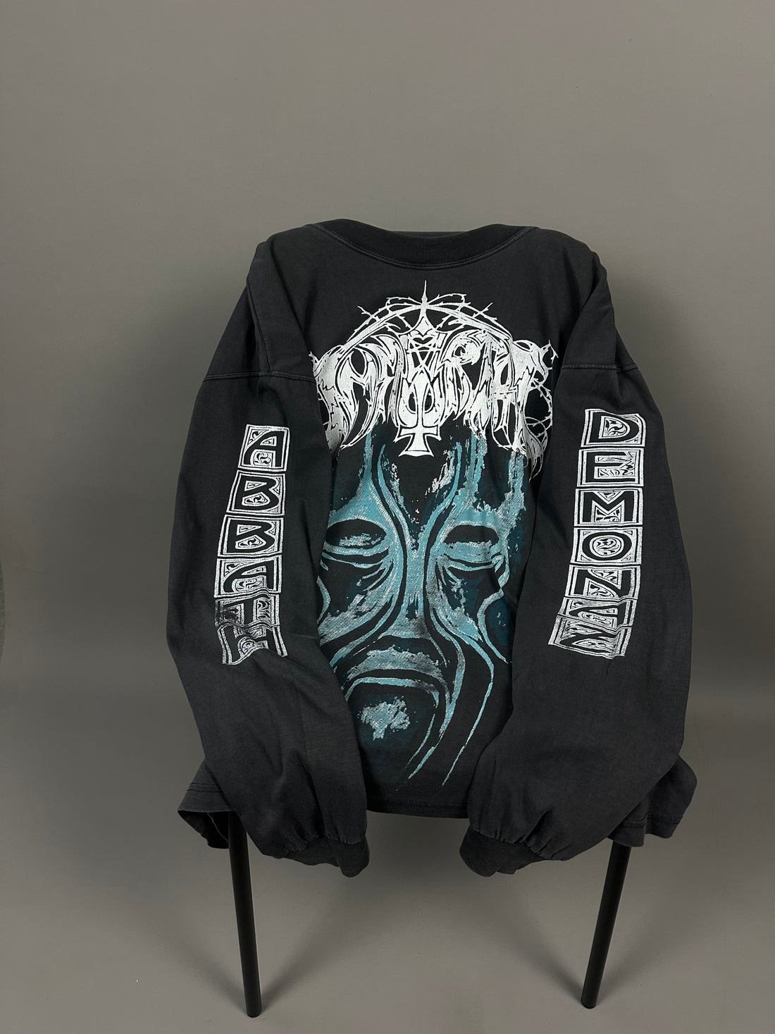 ヴィンテージ 1995 イモータル ブラック メタル ロングスリーブ