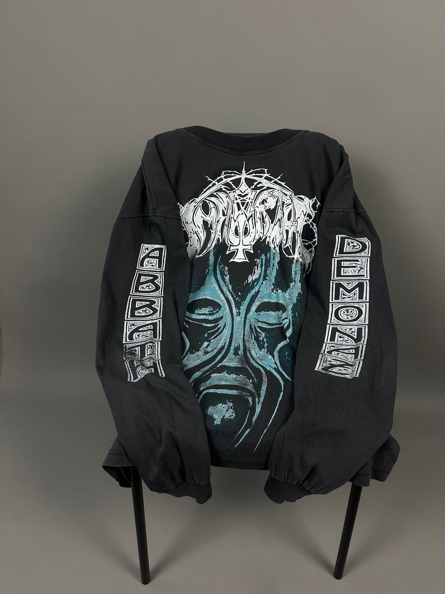 ヴィンテージ 1995 イモータル ブラック メタル ロングスリーブ