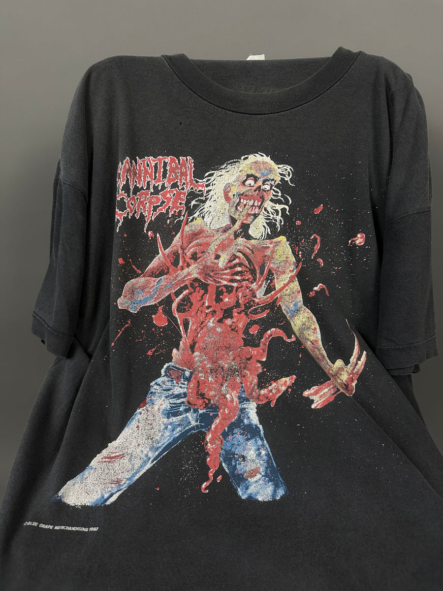 ヴィンテージ 1992 カンニバル・コープス ユーロツアー Tシャツ