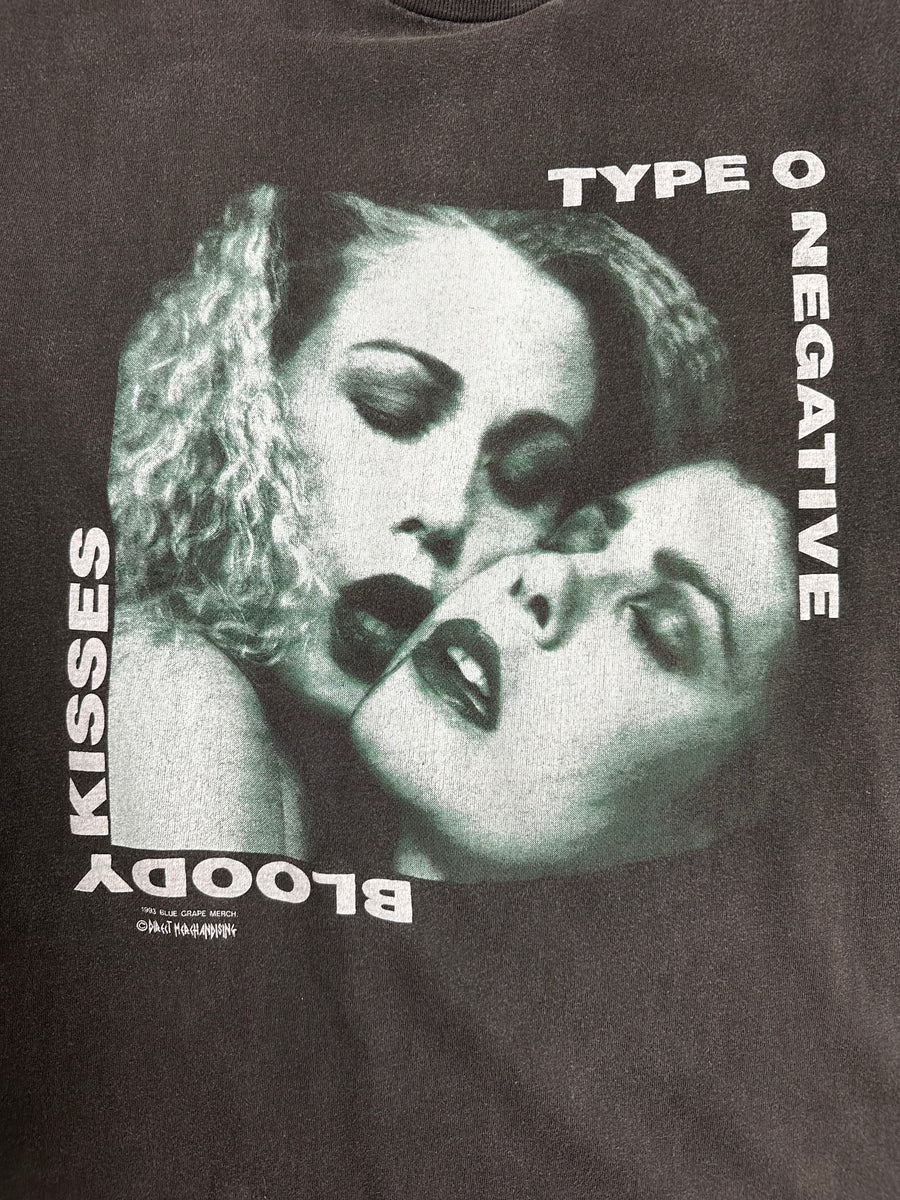 ヴィンテージ 1993 タイプ O ネガティブ ブラッディ キッス Tシャツ