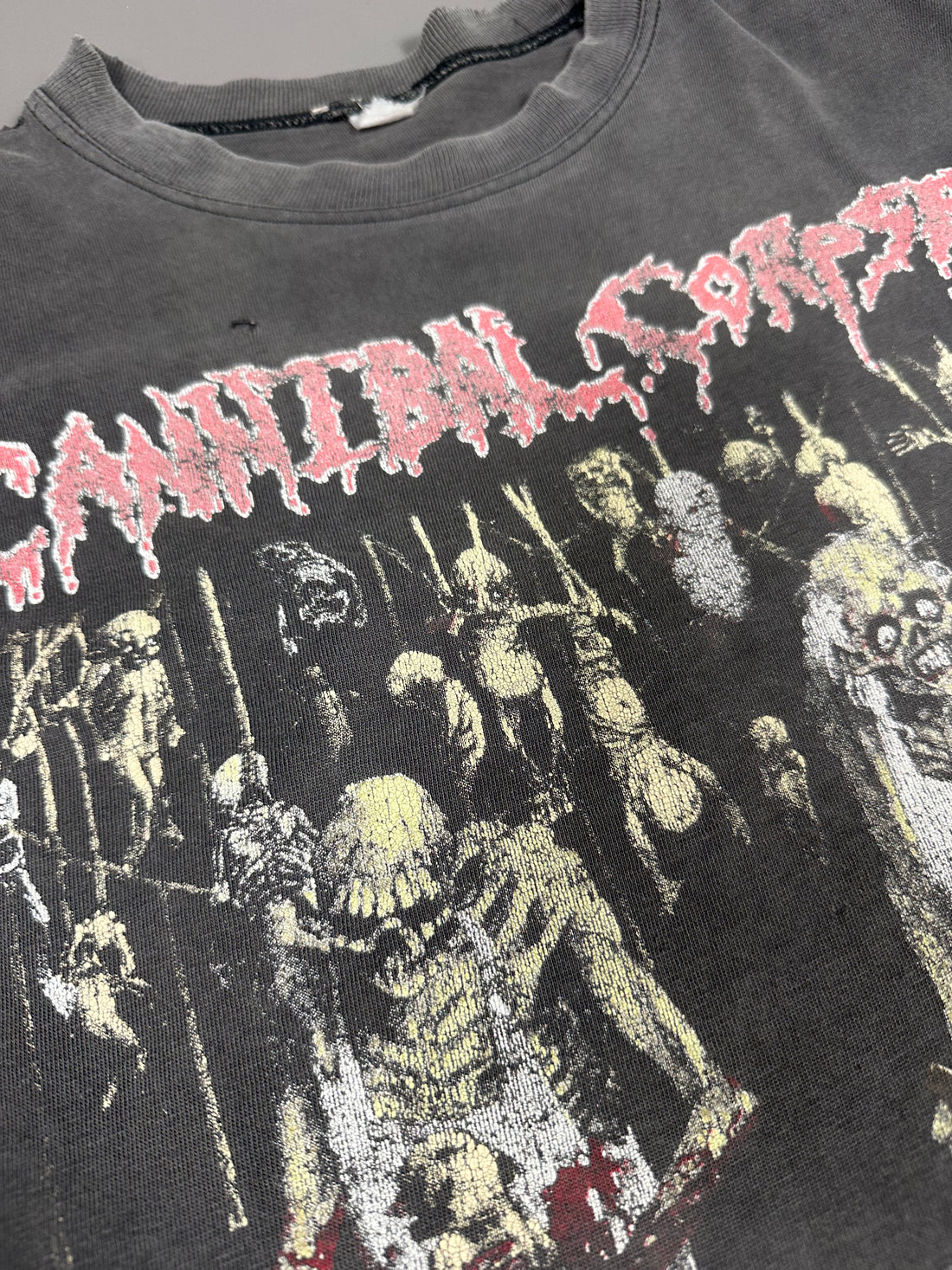 Vintage 1991 Cannibal Corpse Butchered At Birth T-Shirt