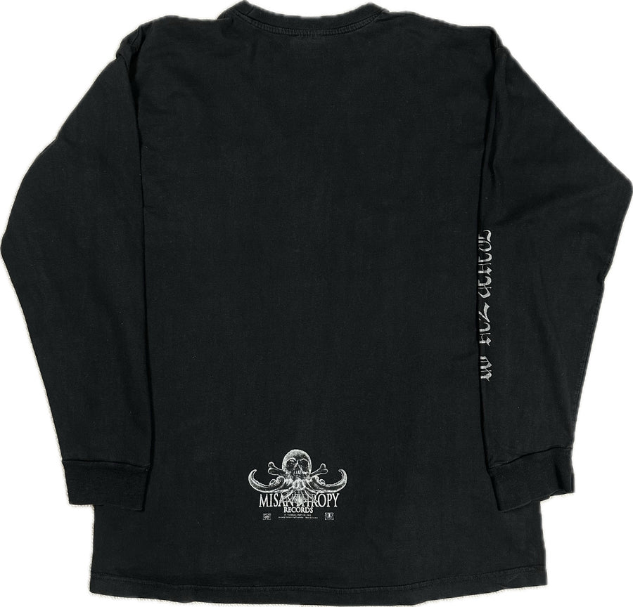 ヴィンテージ 1998 Burzum Misanthrophy ロゴ ロングスリーブ
