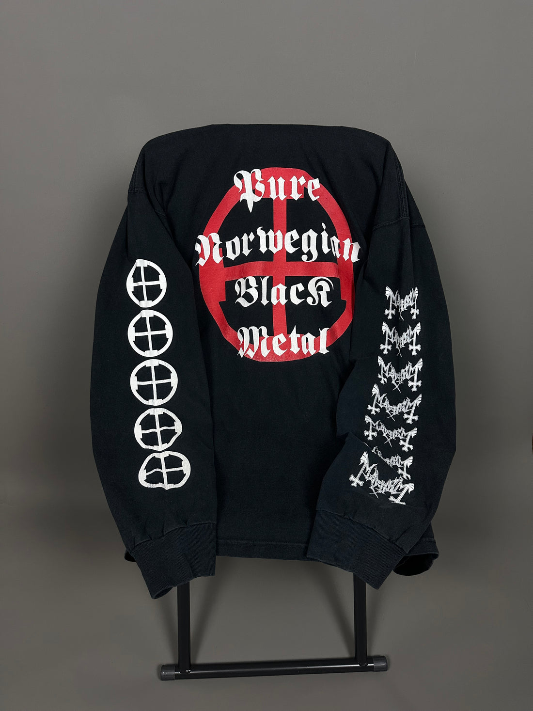 Vintage 1998 Mayhem Black Metal Longsleeve
