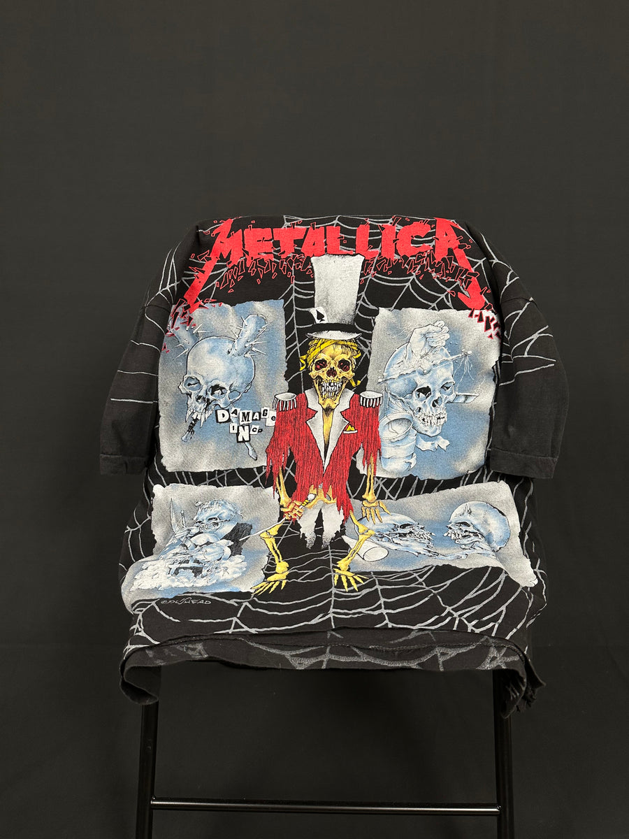 ヴィンテージ 1992 メタリカ オールオーバープリント Tシャツ