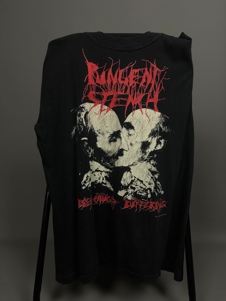 1991年ヴィンテージ「Pungent Stench Caught Buttering」Tシャツ