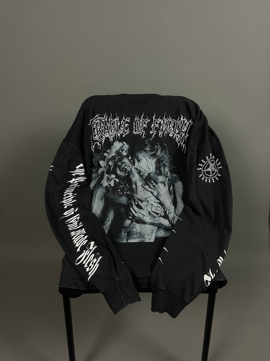 ヴィンテージ 1996 Cradle of Filth Vampyric Evil Cacophonous ロングスリーブ
