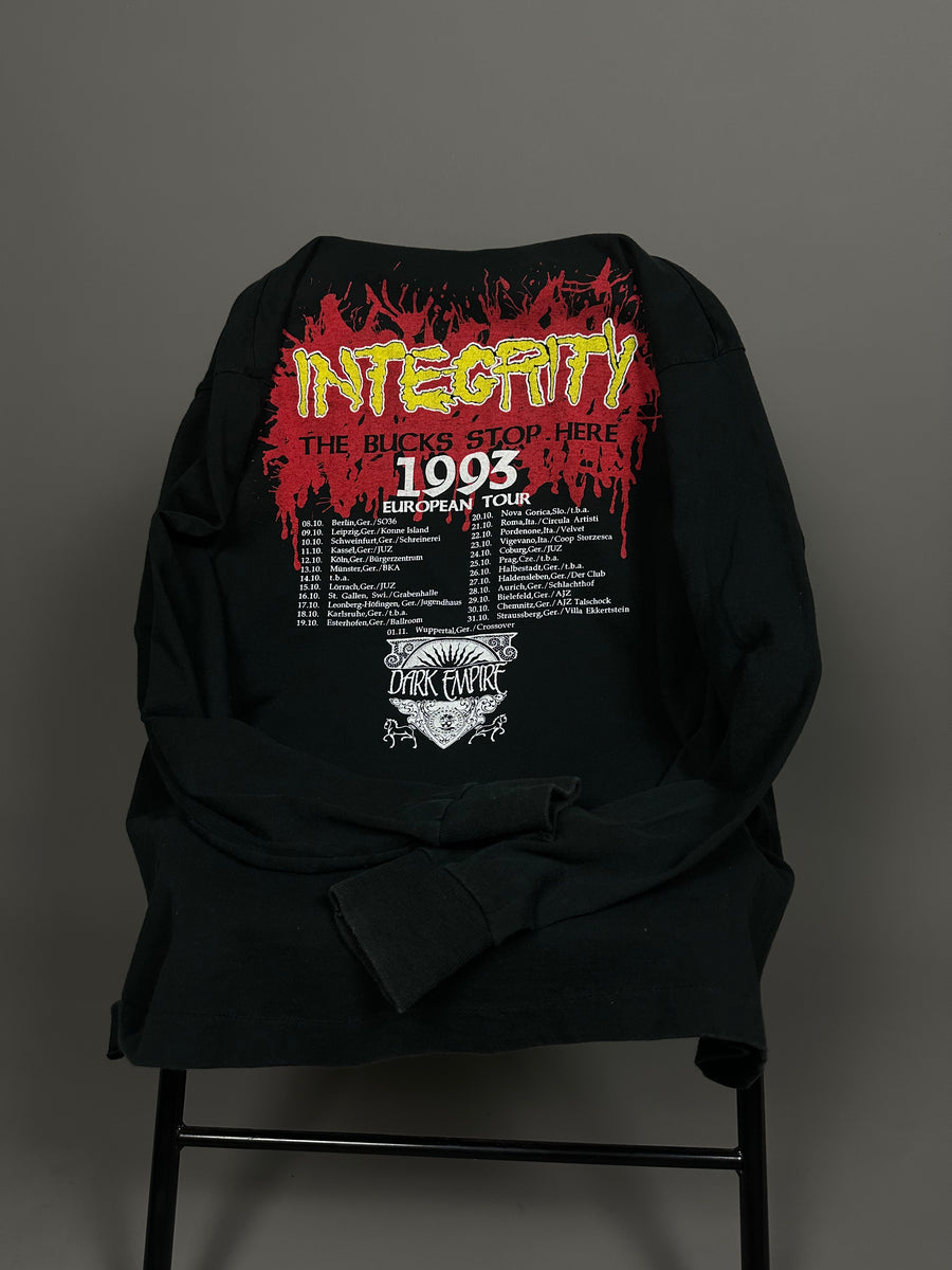 インテグリティ 1993 ザ・バックス・ストップ・ヒア・ツアー ロングスリーブ