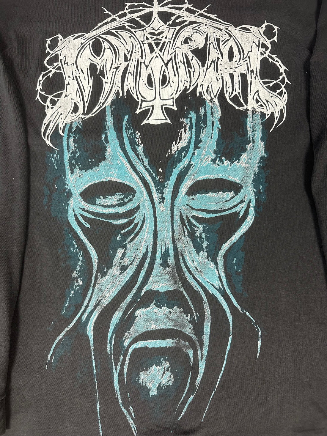 ヴィンテージ 1995 イモータル ブラック メタル ロングスリーブ