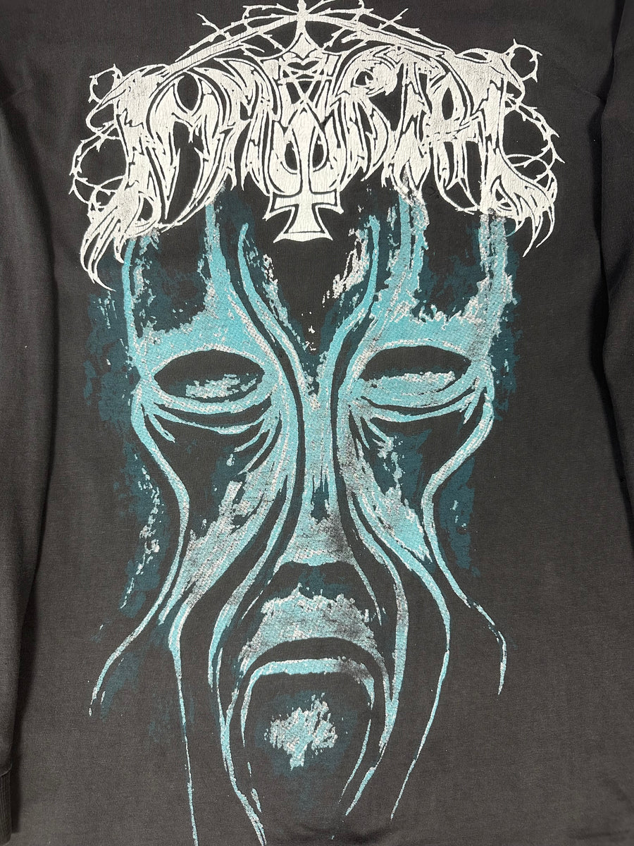 ヴィンテージ 1995 イモータル ブラック メタル ロングスリーブ