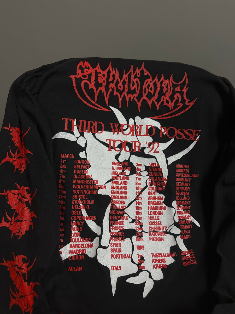 ヴィンテージ 1992 セパルトゥラ サード・ワールド・ポッセ ロングスリーブ