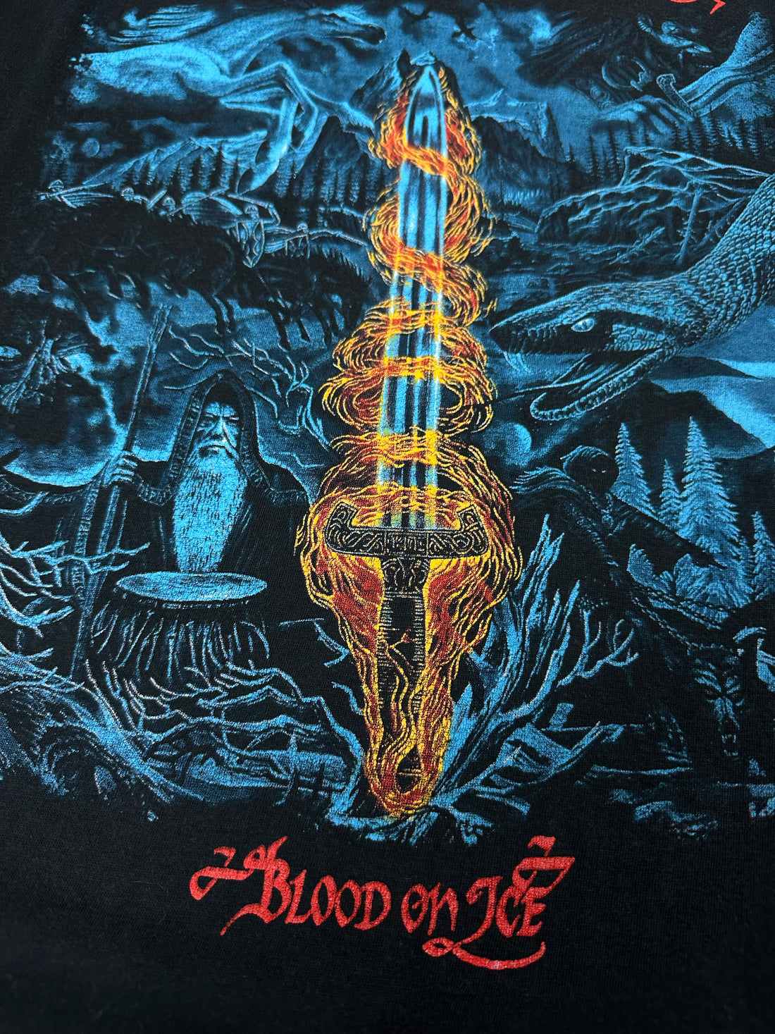 バソリー 1990年代 ブラッド・オン・アイス ヴィンテージTシャツ