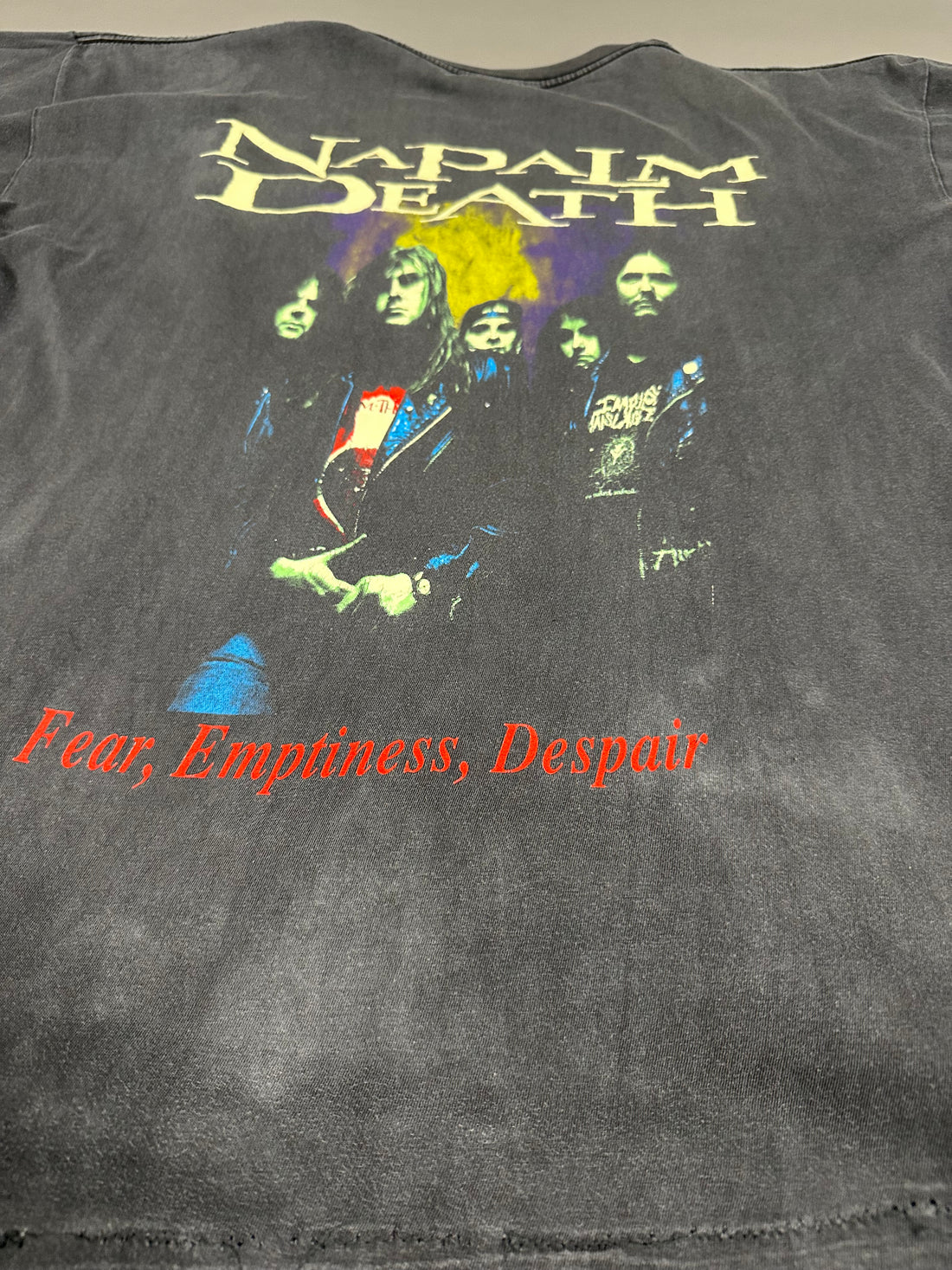 Vintage 1994 Napalm Death Fear Emptiness T-Shirt