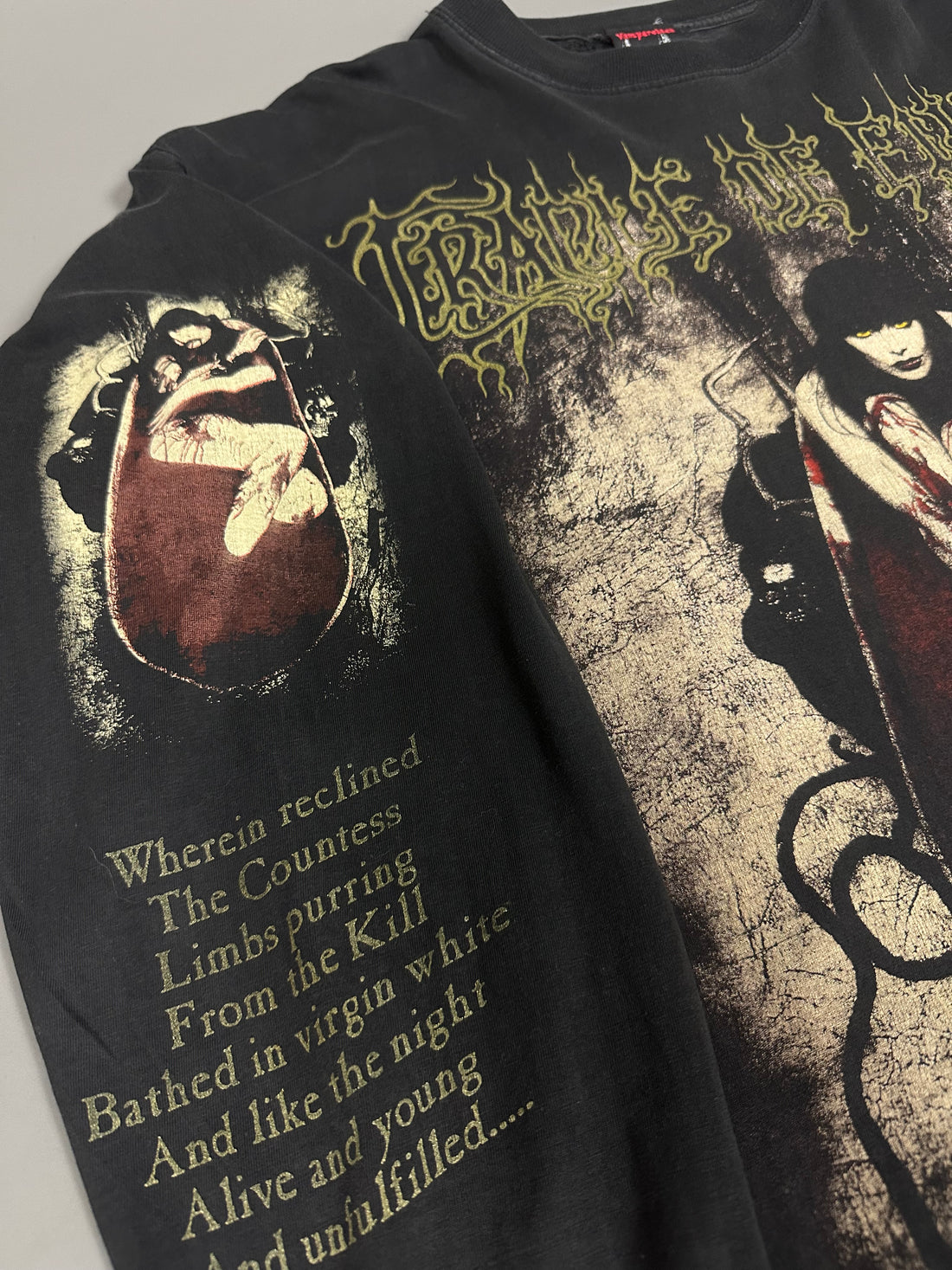 Vintage 1998 Cradle of Filth Cruelty And The Beast Longsleeve