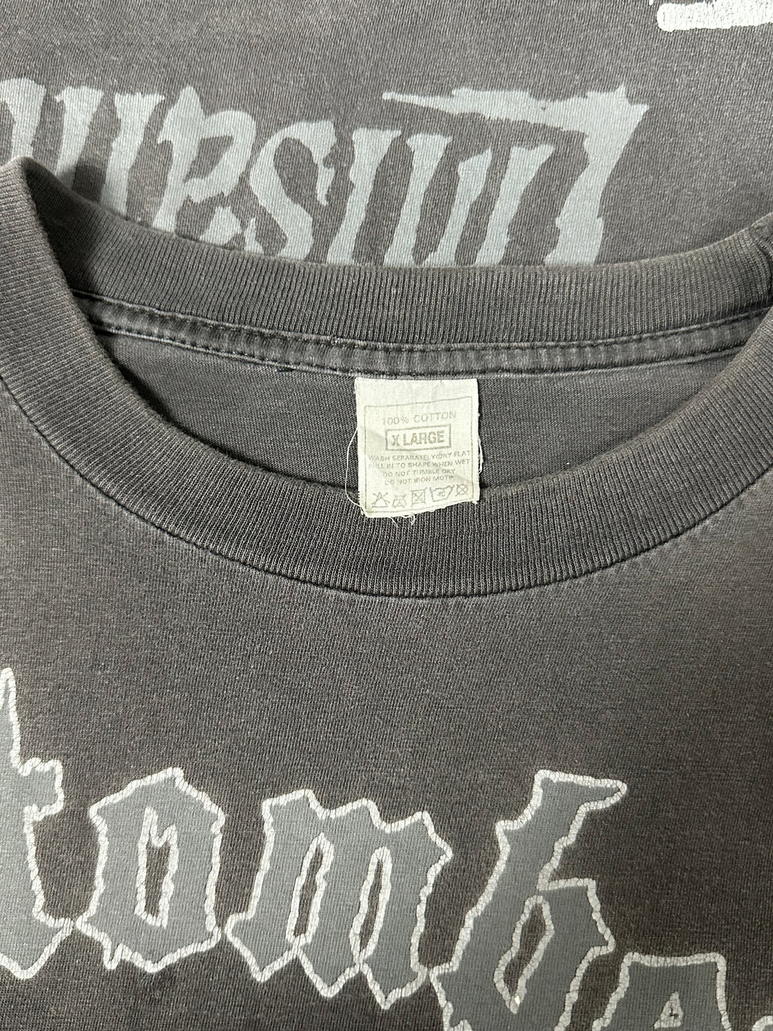 1993年ヴィンテージ「エントゥームド・ミサントロピック」Tシャツ