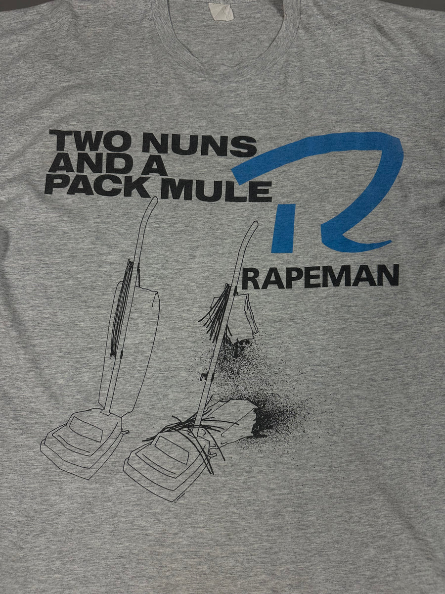 レイプマン 1988 トゥー・ナンズ・アンド・ア・パック・ミュール ヴィンテージ Tシャツ