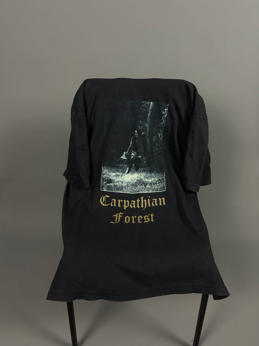 ヴィンテージ 1996 カルパティア・フォレスト アヴァンギャルド・レコード Tシャツ（初版）
