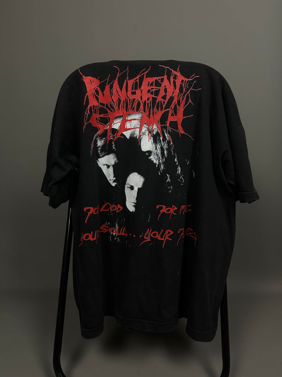 1990年代ヴィンテージ「神よ、あなたの魂に毒を盛る」Tシャツ