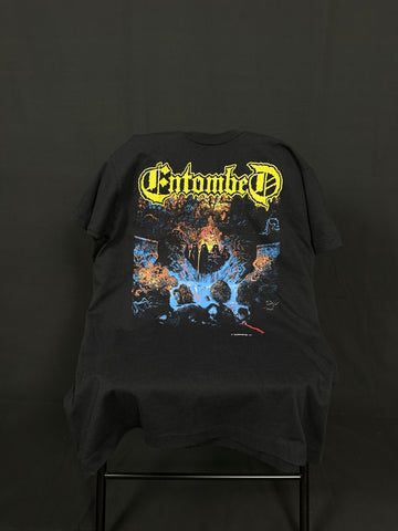 1991年ヴィンテージ「エントゥームド・クランデスティン」Tシャツ