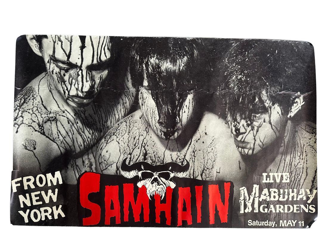 ヴィンテージ 1985 サムハイン マブハイ ガーデン メガ ポスター