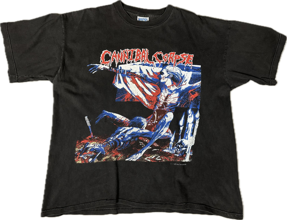 1992年ヴィンテージ カンニバル・コープス トゥーム・オブ・ザ・マルチレイテッド Tシャツ