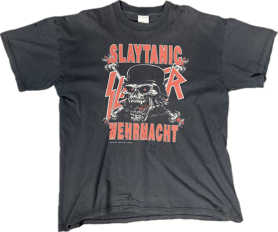1990年製ヴィンテージ スレイヤー ドイツ国防軍 Tシャツ