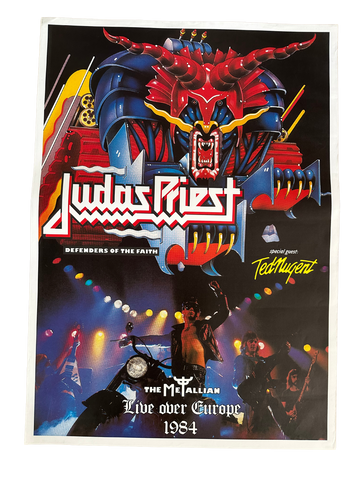 1990年代のヴィンテージ ジューダス・プリースト ポスター