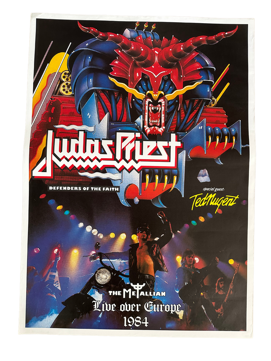 1990年代のヴィンテージ ジューダス・プリースト ポスター