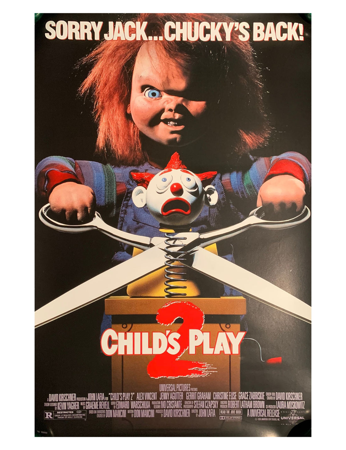 チャイルド・プレイ2 ホラー映画ポスター