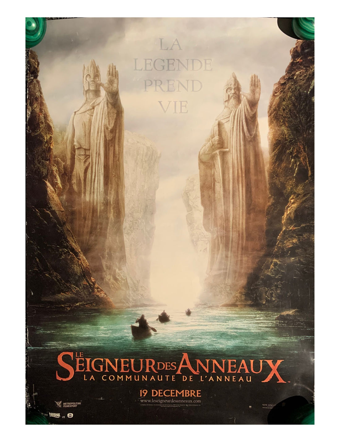 ロード・オブ・ザ・リング 2002年 フランス映画ポスター