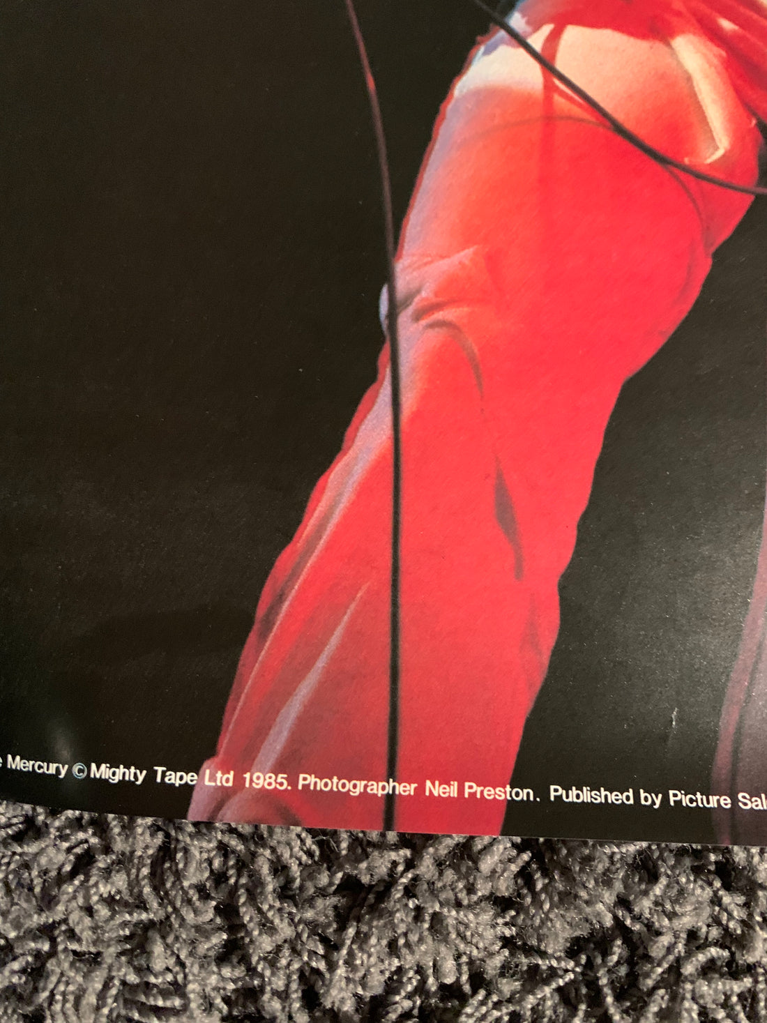 フレディ・マーキュリーの90年代ミュージックポスター