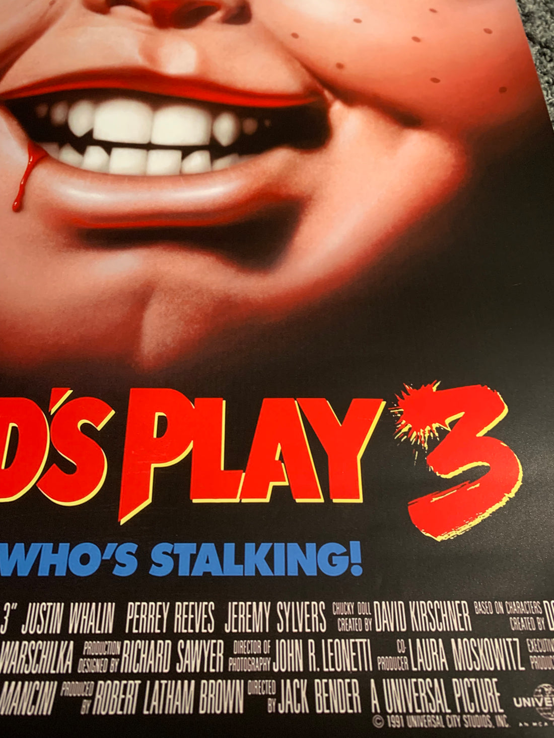 チャイルド・プレイ3 ホラー映画ポスター