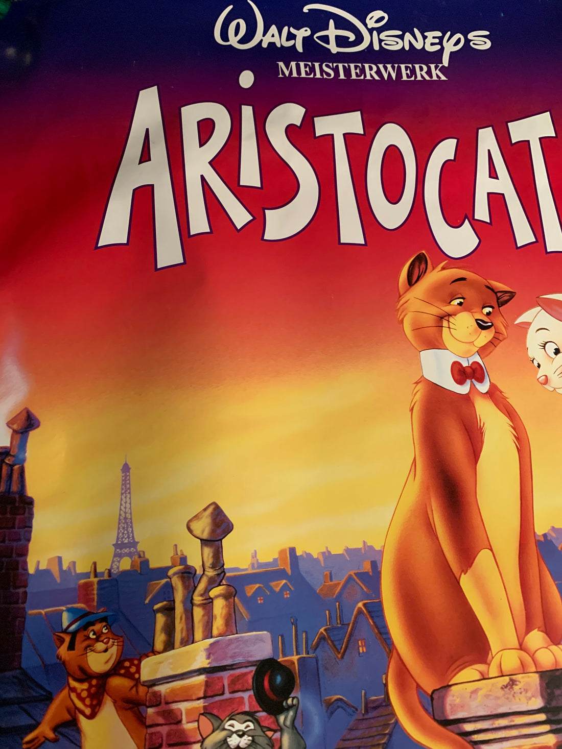 おしゃれキャット 90年代ドイツディズニー映画ポスター