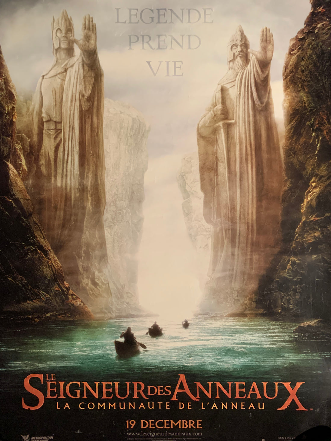 ロード・オブ・ザ・リング 2002年 フランス映画ポスター