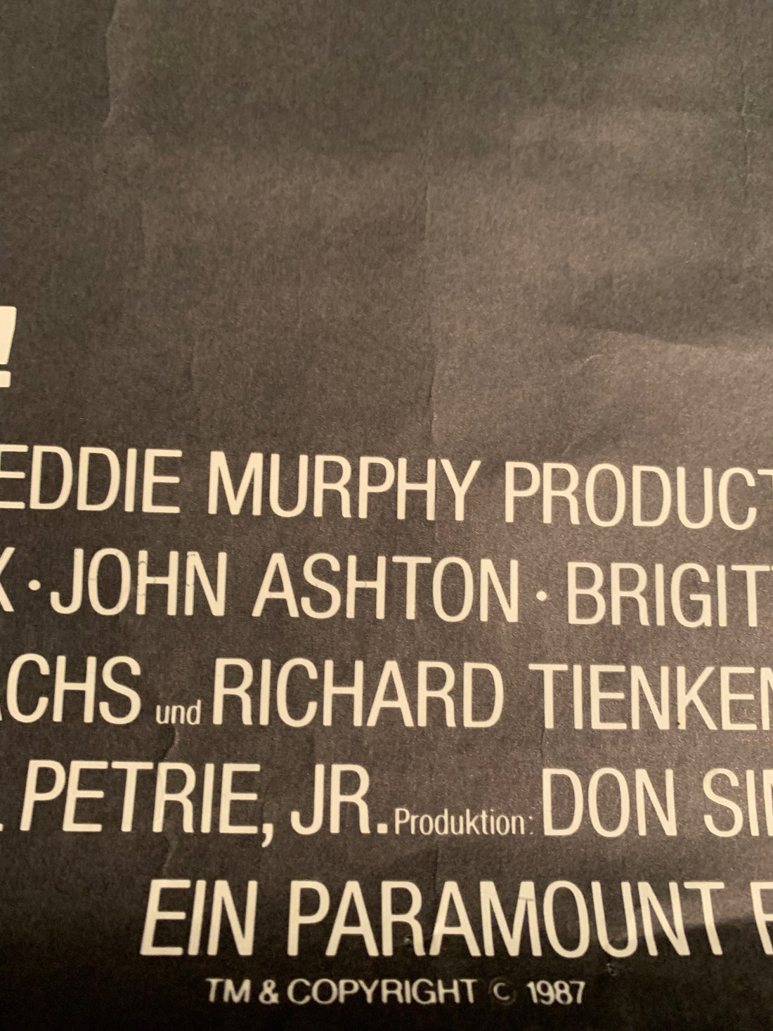 ビバリーヒルズ・コップ 1987年映画ポスター