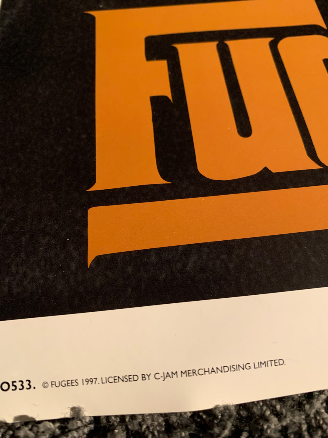 フージーズ 1997 ヒップホップ ポスター